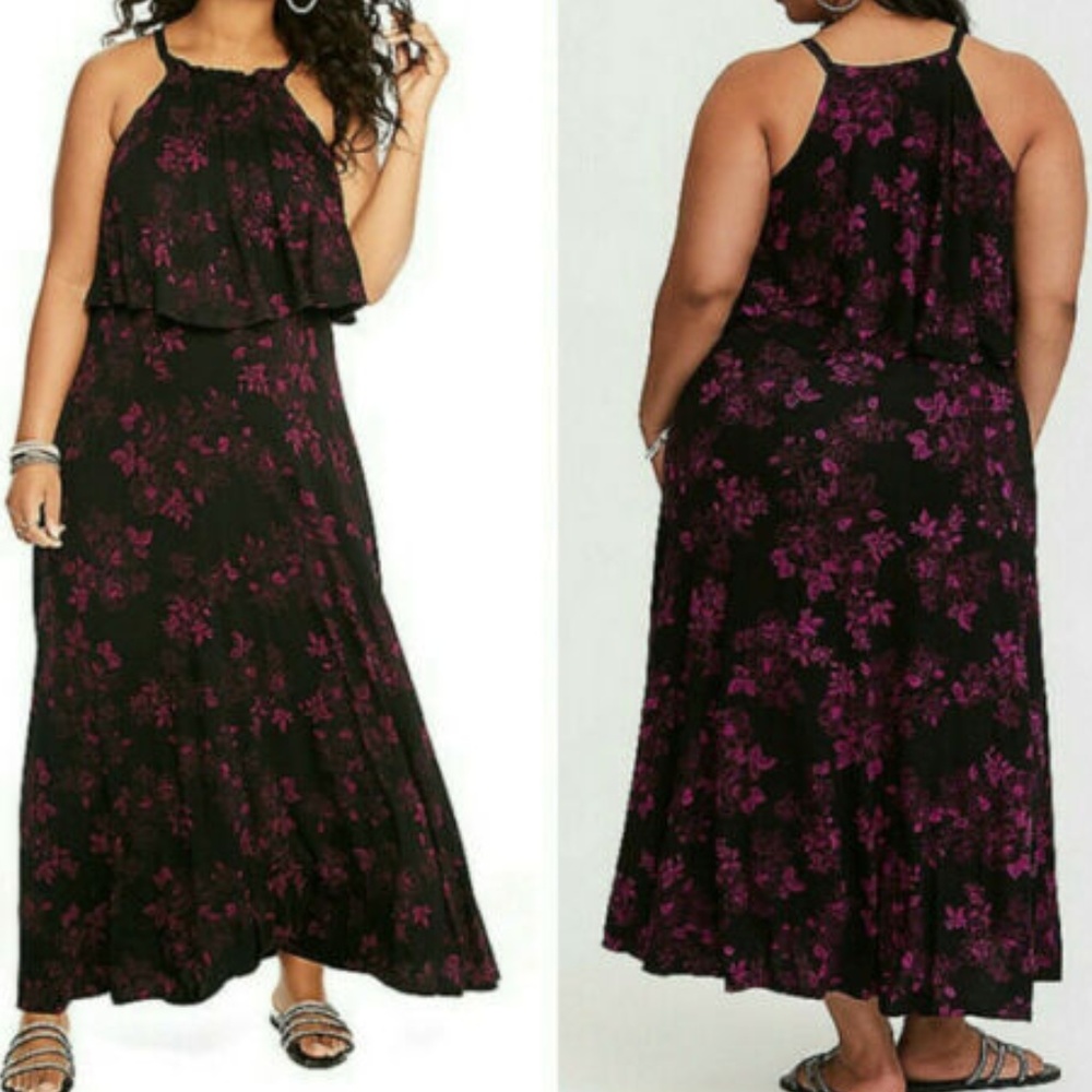 Torrid Maxi Jersey Dress Plus Size 1x